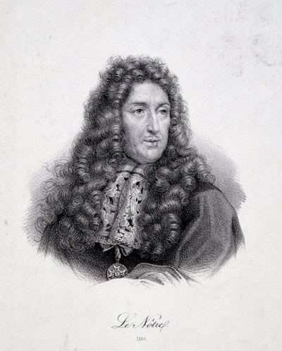 Porträtt av Andre Le Notre (Lenotre av School French
