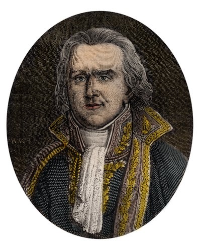 Porträtt av Jean Etienne Marie Portalis. Fransk jurist och politiker (1746 -1807) - Greve Jean-Etienne-Marie Portalis (1746-1807) av School French