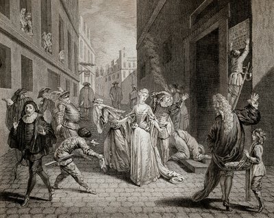 Terror (1793-1794): Italienska komiker (tolkande karaktärer från Commedia dell