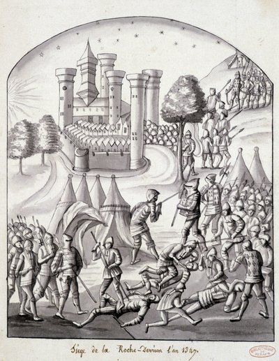 Belägringen av Roche-Derrien 1349 av School French