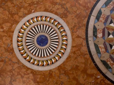 Markuskyrkan, kyrka, trottoar (mosaik) av School Italian