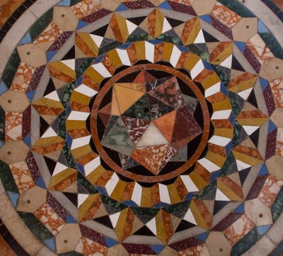 Markuskyrkan, kyrka, trottoar (mosaik) av School Italian