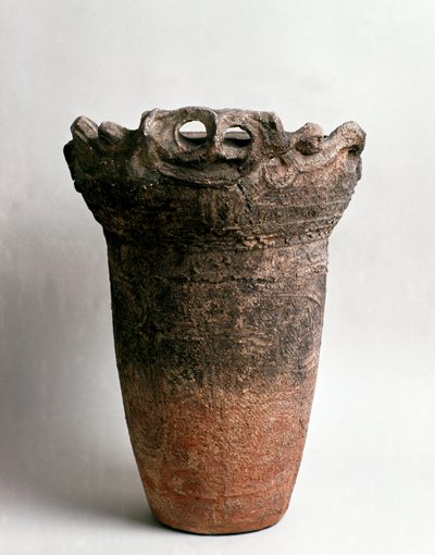 Stor terrakottavas från Fukushima, Jomon-perioden 1500-1000-talet f.Kr av Japanese School