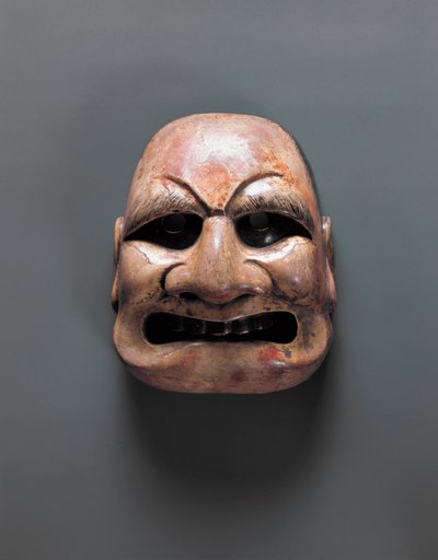 Teatermask, Asuka- och Naraperioden (552-794) av Japanese School