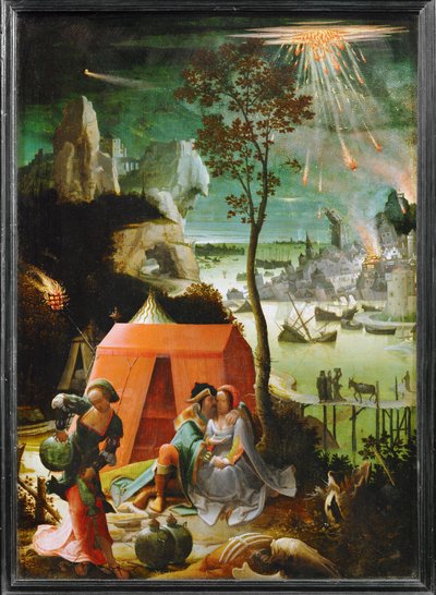Lot och hans döttrar... av School Netherlandish