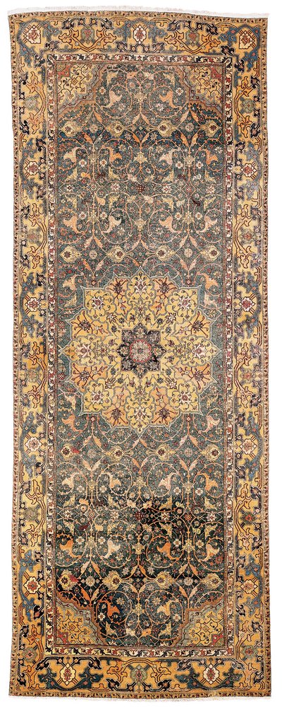 Medaljongmatta (textil) av School Persian