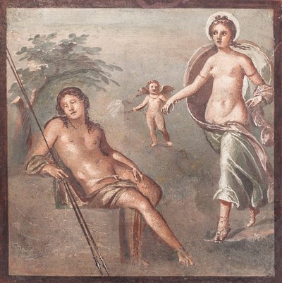 Endymion och Selene, Herculaneum av School Roman