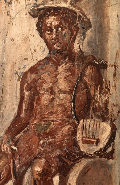 Bacchus barndom, Merkurius, Herculaneum av School Roman