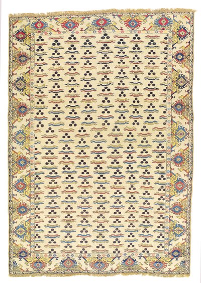 Tuduc Cintamani matta, tidigt 1900-tal (textil) av School Romanian