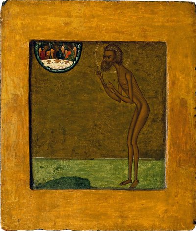 Basil den välsignade eller Saint Basil (Vassili) (1469-1551 eller 1557). Anonym rysk ikon, tempera på trä, sent 1500-tal. Traditionell Moskvakonst. Statens Tretjakovgalleri, Moskva. av School Russian