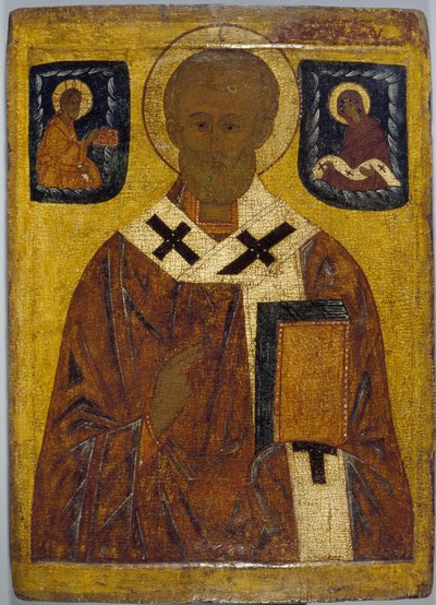 Ikon av St Nicholas av School Russian