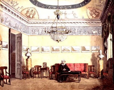 Nyklassiskt vardagsrum av School Russian