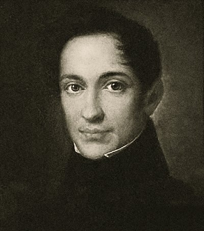 Porträtt av Alexander Herzen (litho) av School Russian