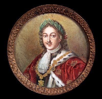 Peter i den store (1672-1725) av School Russian