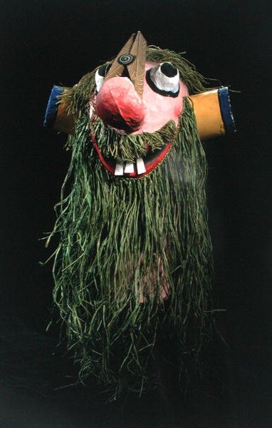 Carnival Mask, God of the Rhen (papier mache) av School Swiss