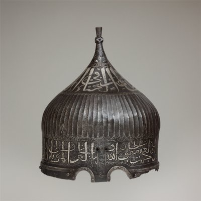 Turbanhjälm, c.1478–90 (stål, järn, silver) av School Turkish