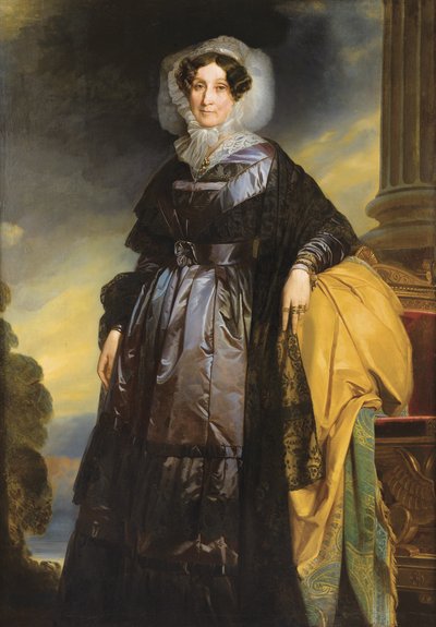 Porträtt av Adelaide dOrléans 1777-1847 av School of Franz Xaver Winterhalter