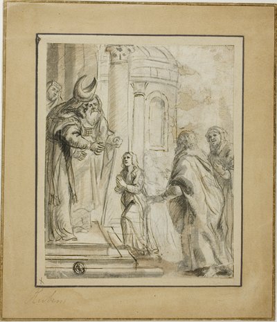 Jungfru Marias framställning av School of Peter Paul Rubens