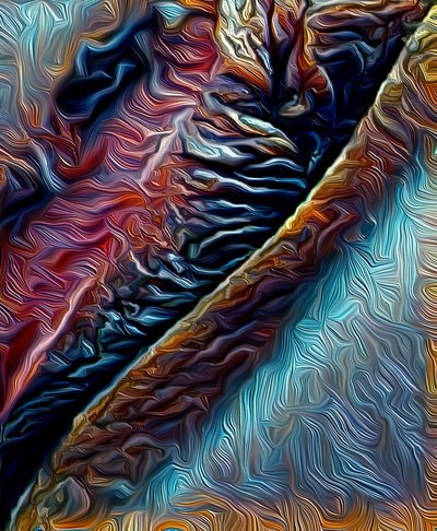 Blue Tear, 2021 (digital) av Scott J. Davis