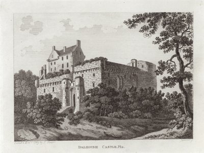 Dalhousie slott av Scottish School