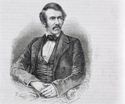 David Livingstone (1813-1873) graverad av S. Pannemaker av Scottish School