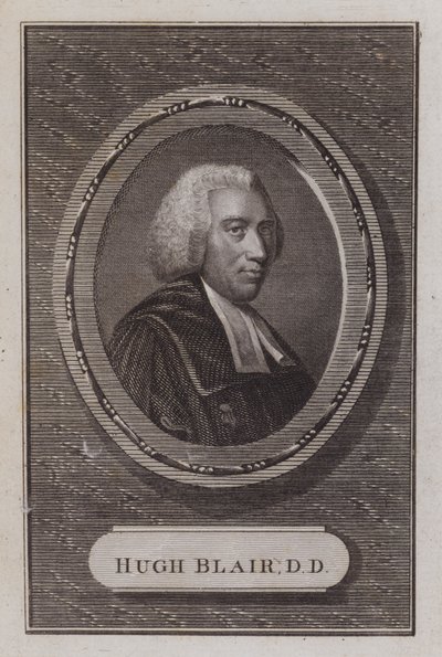 Hugh Blair, skotsk präst (gravyr) av Scottish School