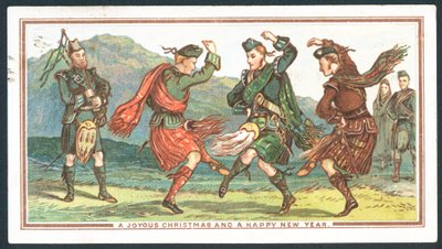 Skotskt julkort av Scottish School