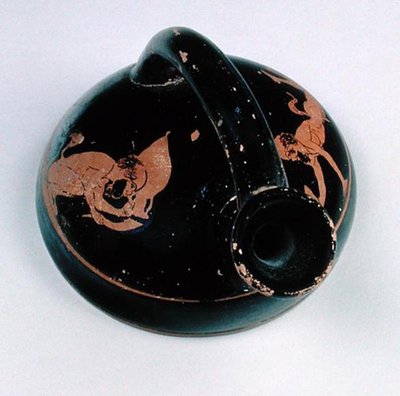 Attisk rödfigur askos, från grav II vid Nymphaeum på Krim, c.430 f.Kr. (keramik) av Scythian