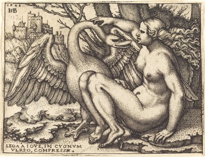 Leda och Svanen av Sebald Beham