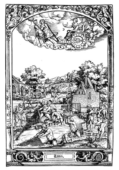 Luna, 1531 av Sebald Beham