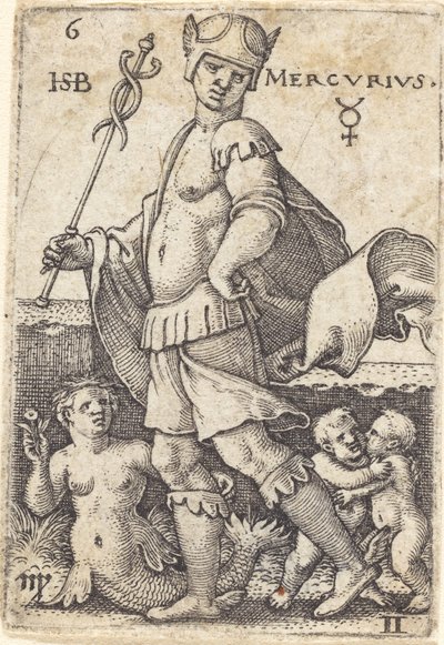 Merkurius av Sebald Beham