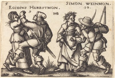 september och oktober av Sebald Beham