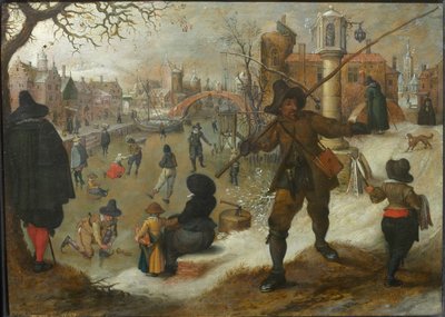 Januari månad, c. 1618. av Sebastiaen Vrancx