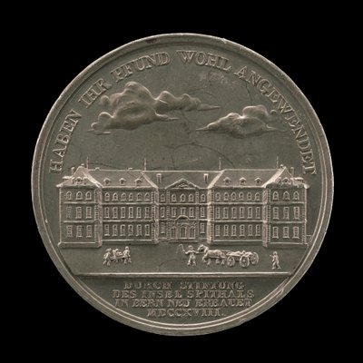 Inselspital, Bern [omvänd], 1818. av Sebastian Burger