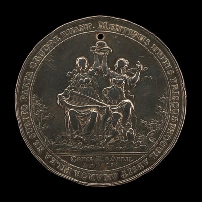 Fred med Holland [framsidan], 1654. av Sebastian Dadler