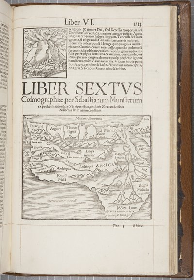 Cosmographia, Col 1113, 1544 av Sebastian Munster