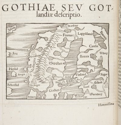 Cosmographia, Fol 830, 1544 av Sebastian Munster
