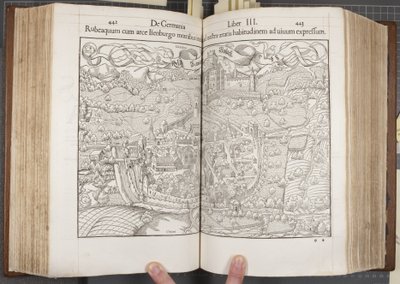 Cosmographia, Fols 442-443 av Sebastian Munster