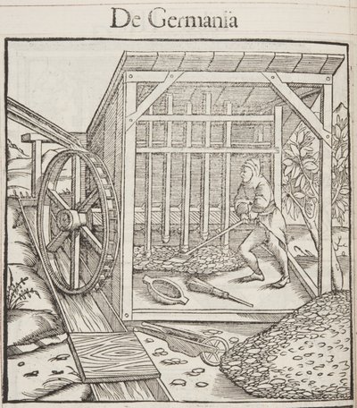 Cosmographia, detalj av Fol 43 av Sebastian Munster
