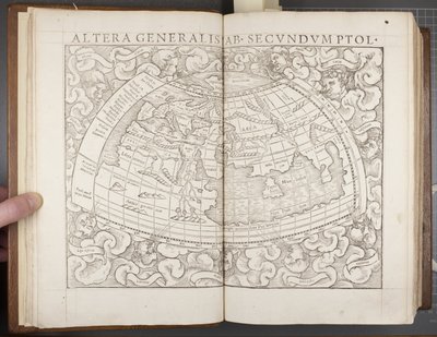 Globe, från Cosmographia, 1544 av Sebastian Munster