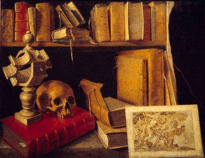 Fåfänga med solur. Målning av Sebastian Stoskopff (1597-1657) av Sebastian Stoskopff