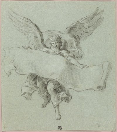 Ängel med skriftrulle av Sebastiano Conca