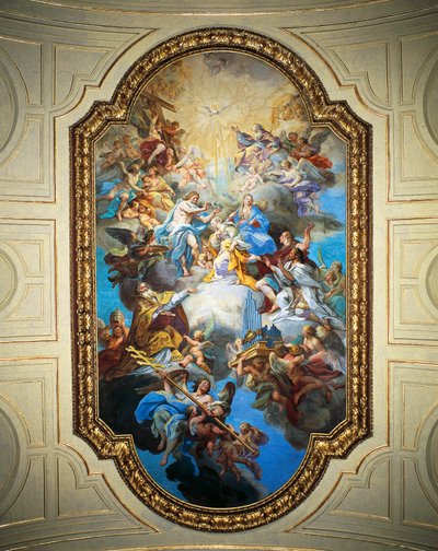 St Cecilias kröning av Sebastiano Conca