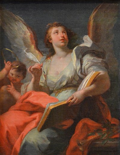 Franska: Allégorie de la Renommée Allegori om berömmelse av Sebastiano Conca