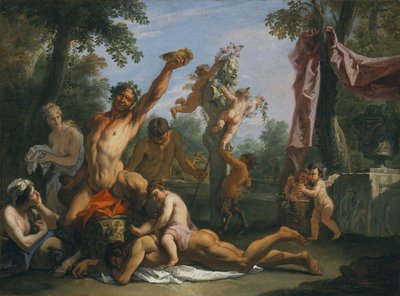 En bacchanal av Sebastiano Ricci