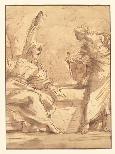 Christus und die Samariterin av Sebastiano Ricci