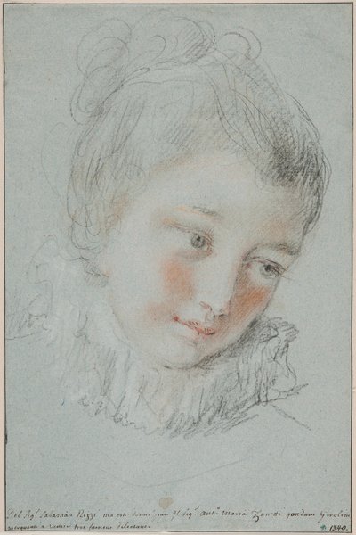 Huvud av en ung kvinna av Sebastiano Ricci