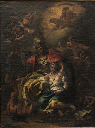 Minerva (olja på duk) av Sebastiano Ricci