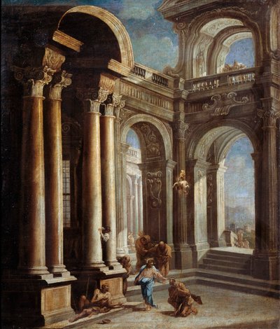 Healing of blind Man of Jericho