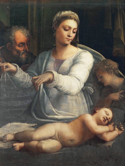 Madonna av slöjan av Sebastiano del (c.1485 1547) Piombo